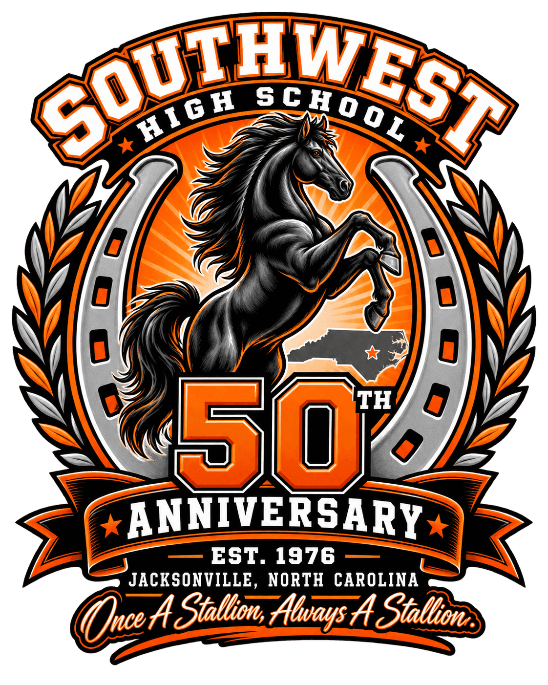 Golden Laurel anniversary design